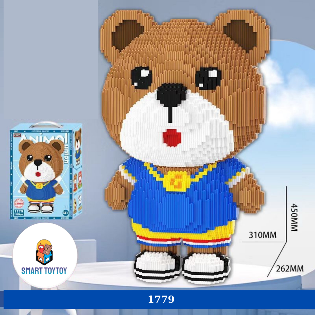 Đồ chơi Xếp Hình Lego Kuromi 55cm, Đồ chơi lắp ráp mô hình Kuromi cỡ lớn, Thỏ Melody 55cm