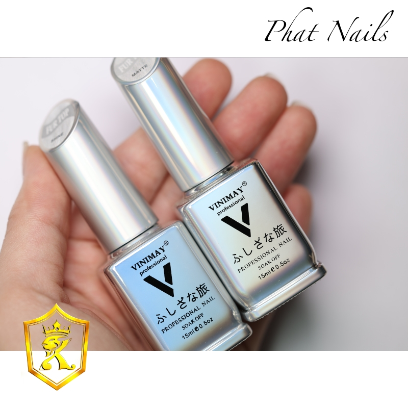 top gel lông xịn siêu sang chảnh bóng và lì trang trí móng