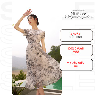 Đầm Clover Floral Print D00702 [Miu Store]