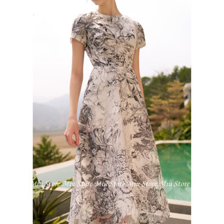 Đầm Clover Floral Print D00702 [Miu Store]