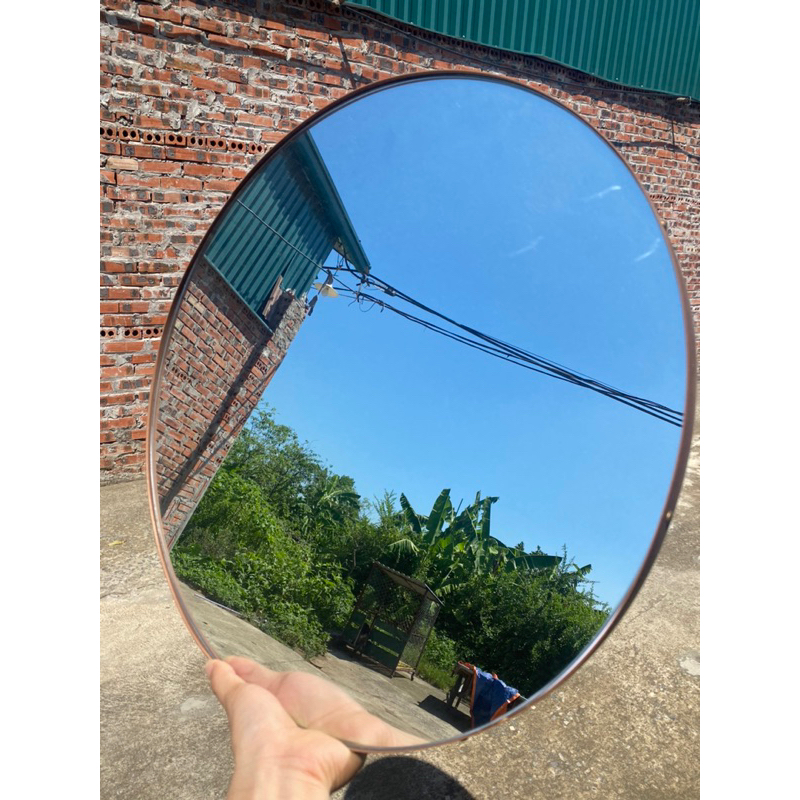 Gương tròn nẹp 3 màu chống nước decor,treo nhà tắm