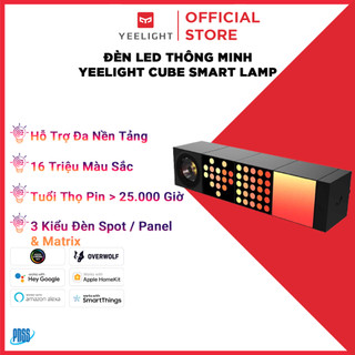 Đèn led thông minh yeelight cube smart lamp trang trí đa năng nhiều hiệu ứng ánh sáng gamesync musicsyne matter/homekit