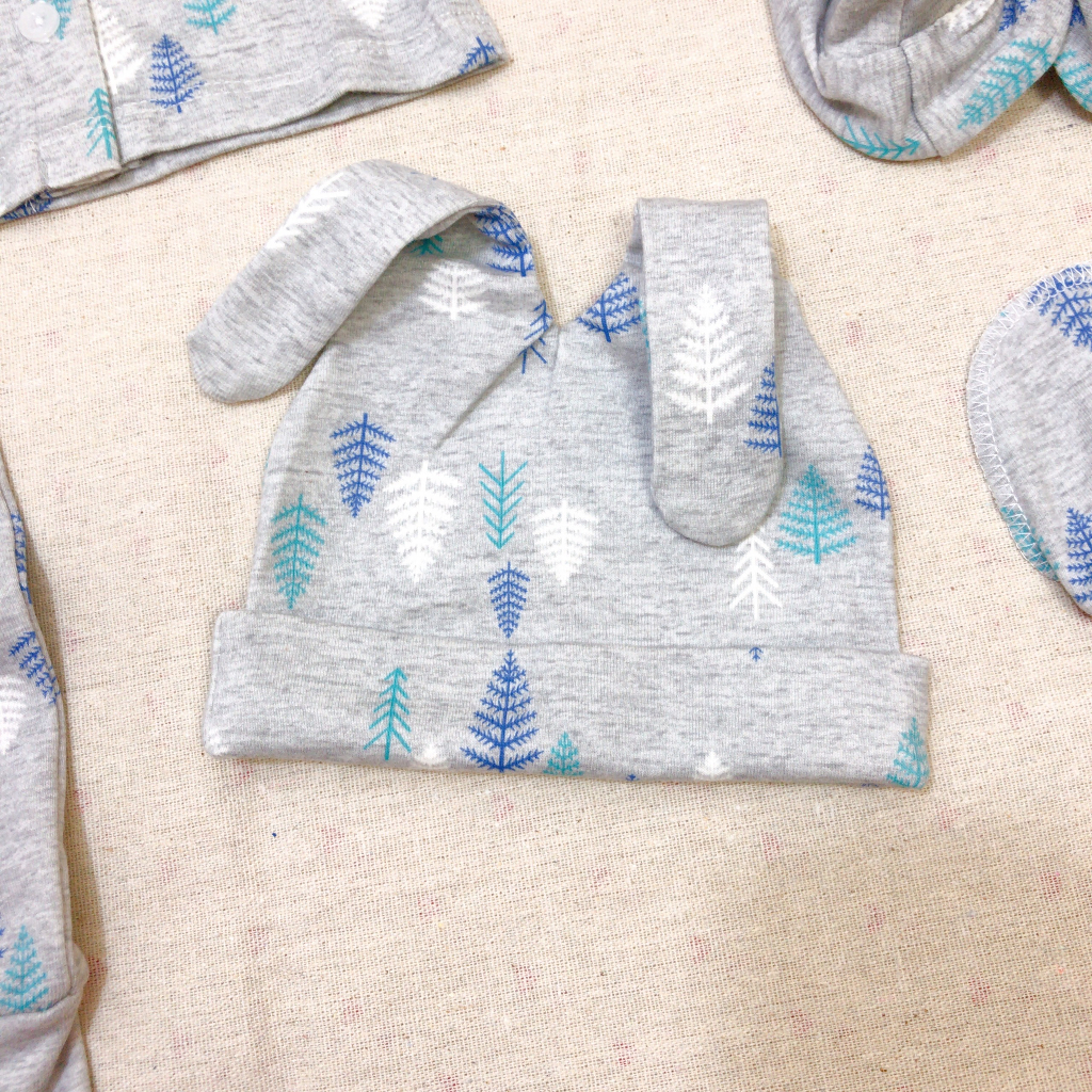 Mũ sơ sinh 0-6m cotton xuất