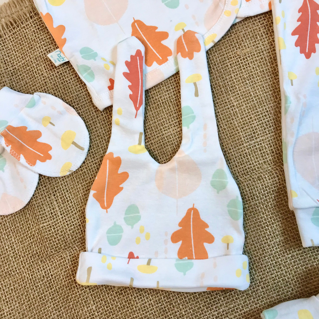 Mũ sơ sinh 0-6m cotton xuất