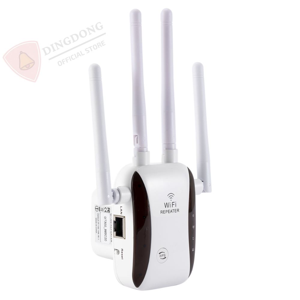 Bộ kích sóng wifi Repeater 4 Ăng-ten không dây mới nhất khuếch đại tín hiệu rộng đến 300 Mbps, kích sóng wifi mạnh mẽ | BigBuy360 - bigbuy360.vn