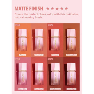 Phấn má dạng lỏng SHEGLAM Color Bloom Liquid Blush Matte Finish.