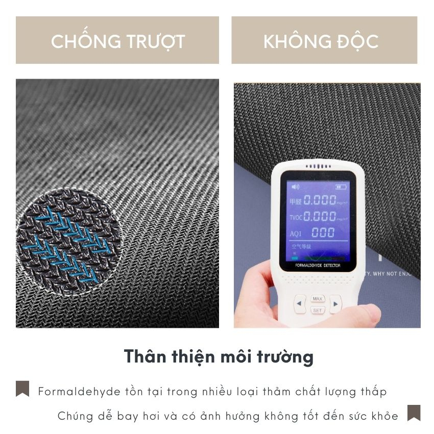 Thảm silicon thấm nước chống trơn để phòng bếp, thảm đá siêu thấm nước phong cách sang trọng