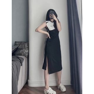 MÃ 232 Váy phối trắng ngực ôm body siêu tôn dáng