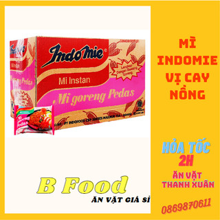 Mì Trộn indomie -Mì Xào Khô, Mì Hồng cay nồng