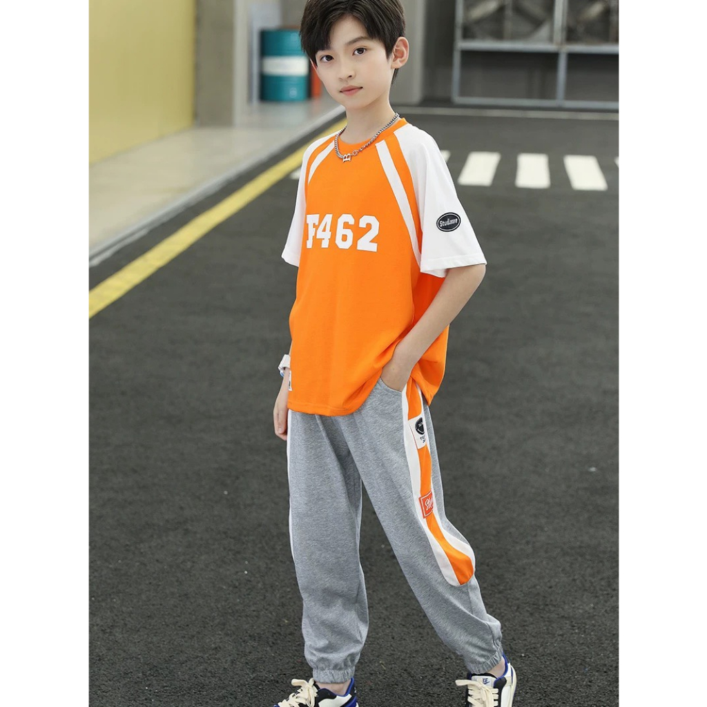SÉT BỘ THUN BÉ TRAI QUẦN DÀI F462