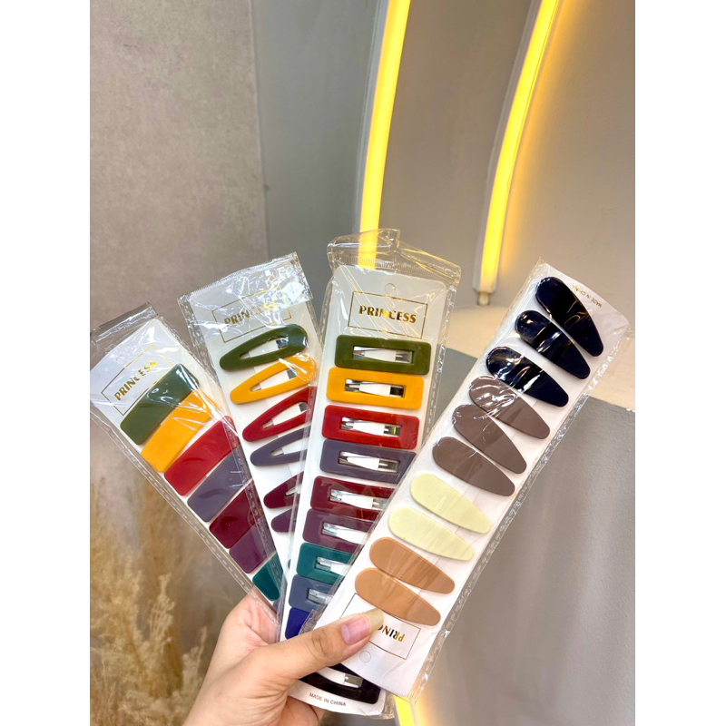 COMBO 4 VỈ KẸP TÓC CHO BÉ SIÊU XINH