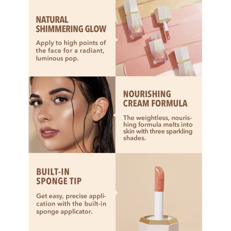Nhũ bắt sáng dạng lỏng SHEGLAM Glow Bloom Liquid Highlighter.