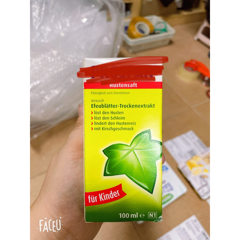 Siro thảo dược lá thường xuân hàng đức 100ml