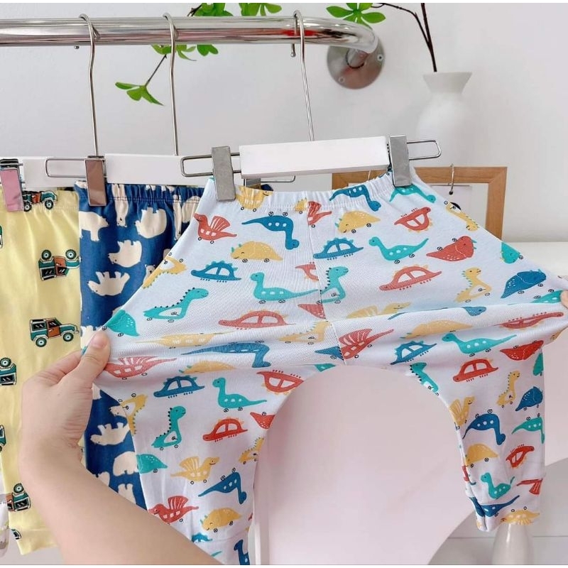 SÉT 10 QUẦN CHỤC DÀI BOZIP XUẤT DƯ CHO BÉ TRAI BÉ GÁI