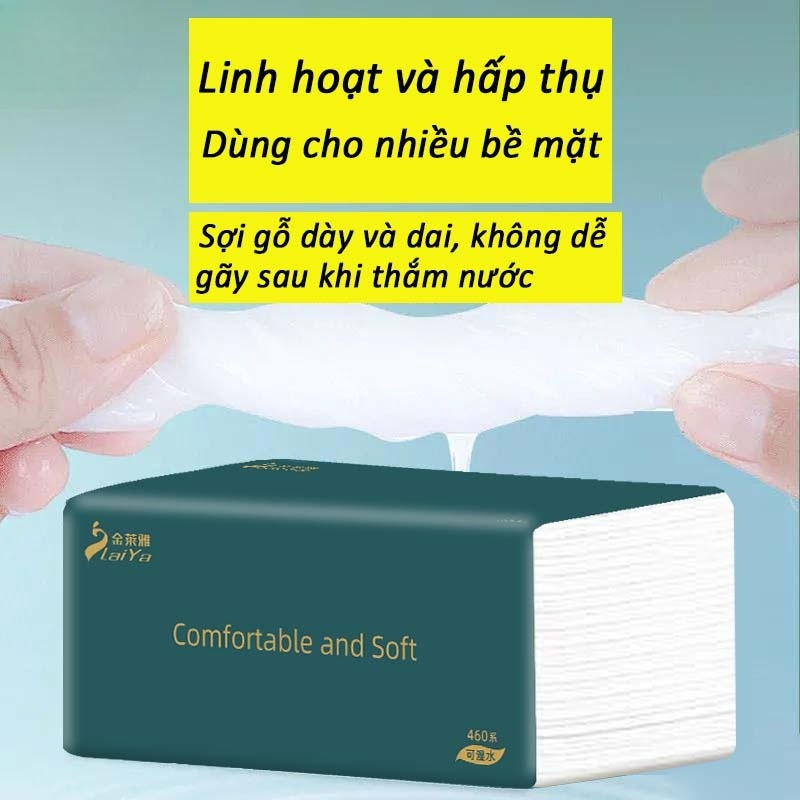 Giấy Laiya Thùng 20 Gói Giấy Ăn Zhongxing Laiya - Giấy 4 Lớp Siêu Dai Không Tan Trong Nước SP41233129