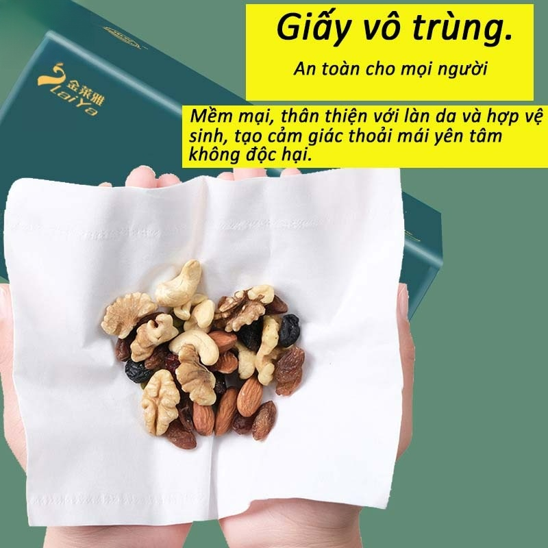Giấy Laiya Thùng 20 Gói Giấy Ăn Zhongxing Laiya - Giấy 4 Lớp Siêu Dai Không Tan Trong Nước SP41233129