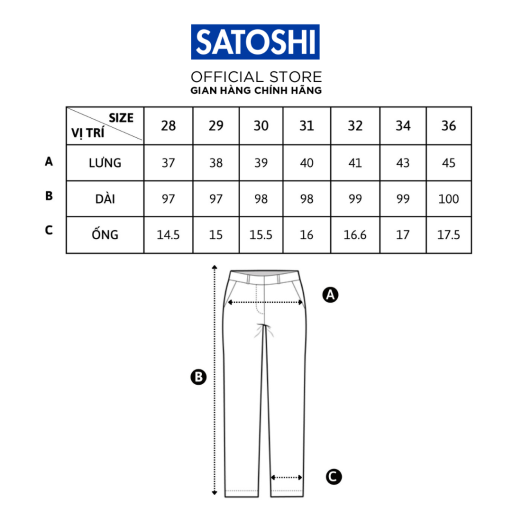 Quần Jean nam Satoshi SAQJ23 Basic SlimFit Black chất co giản dễ dàng vận động