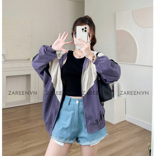 Zareen | quần short denim basic zareen sho46 - xanh nhạt