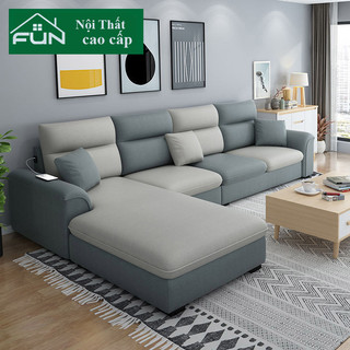Ghế Sofa phòng khách cao cấp ghế bọc da,khung gỗ sồi, đệm bọt biển, chân sắt sơn tĩnh điện - Bảo hành 5 năm