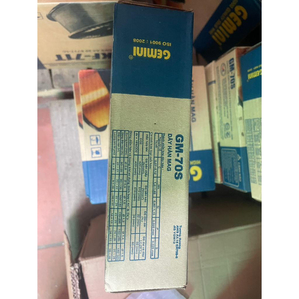 Dây hàn mig CO2 Kim Tín cuộn 5kg 0.8mm