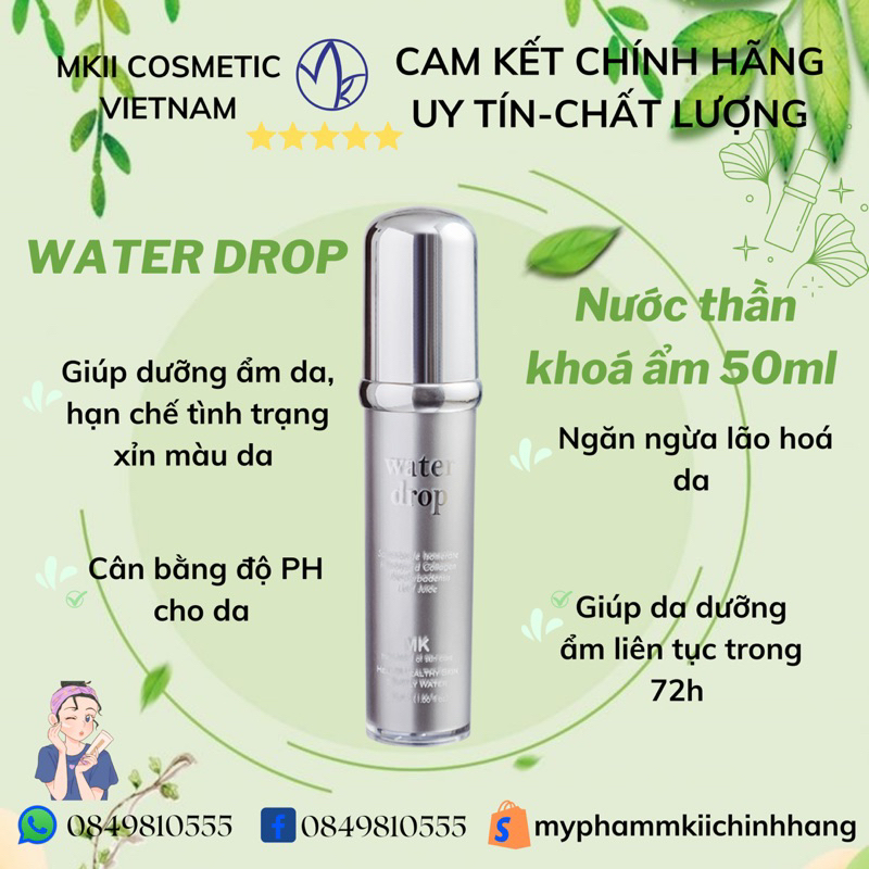 Nước thần khoá ẩm Water Drop MKII COSMETIC 50ml