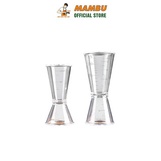 [Sỉ] Jigger nhựa 2 đầu 10/20CC - Jigger nhựa 20/40CC - Đinh lượng có chia vạch - Thiết bị máy móc pha chế