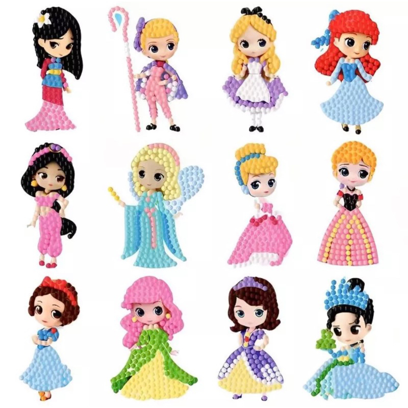 Tranh đính đá mini thoả sức sáng tạo, rèn tính kiên trì cho bé