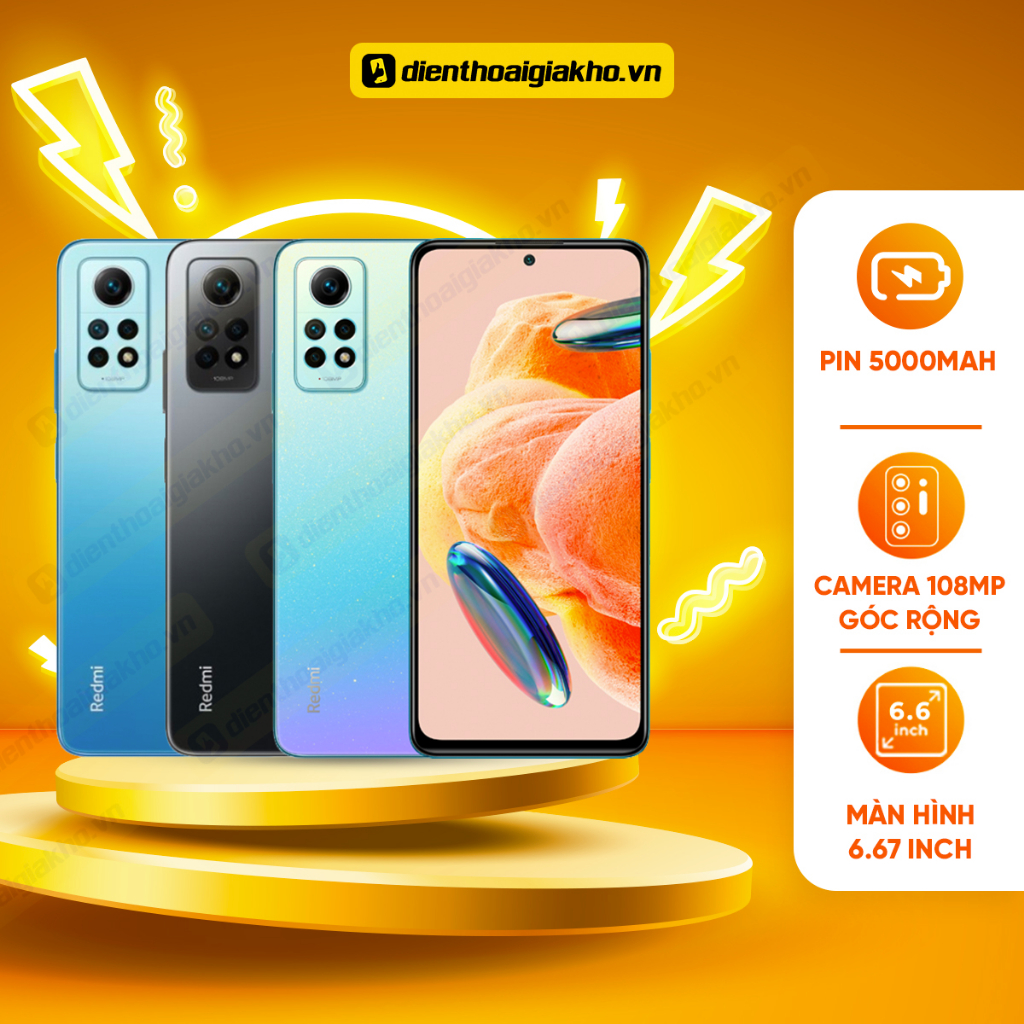 Điện Thoại Xiaomi Redmi Note 12 Pro 4G 8GB/256GB - Chính Hãng Bảo Hành 12 Tháng
