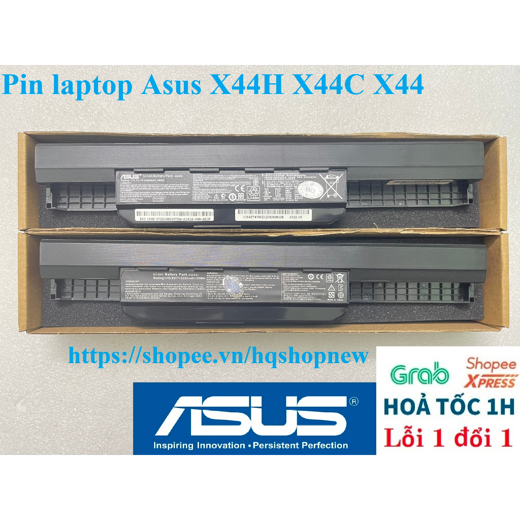 ⚡Pin laptop Asus X44H X44C X44