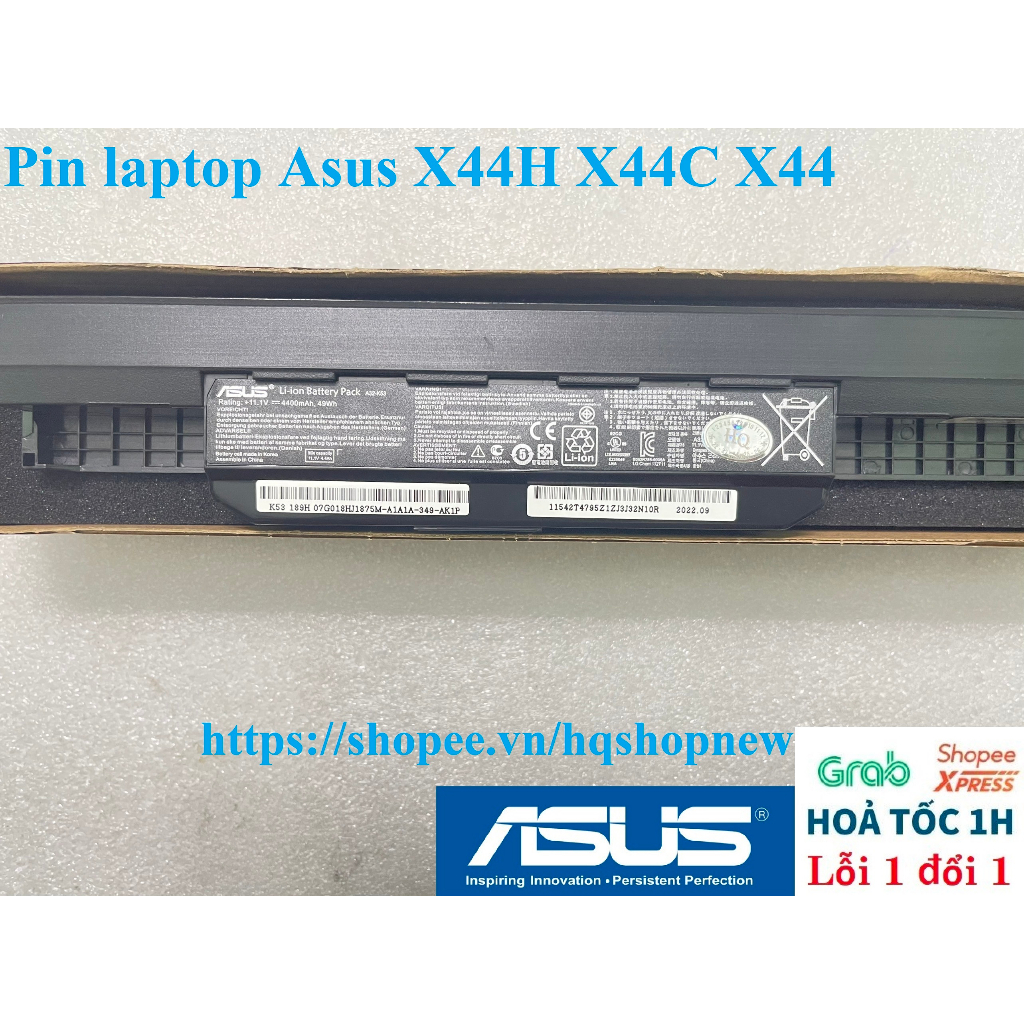⚡Pin laptop Asus X44H X44C X44
