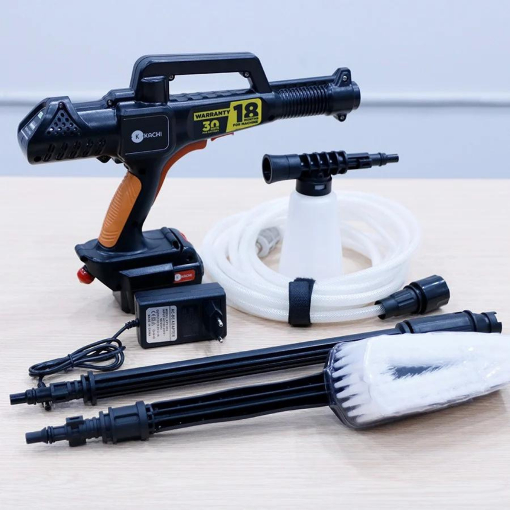 Máy Phun Xịt Rửa Cao Áp dùng pin Kachi MK260