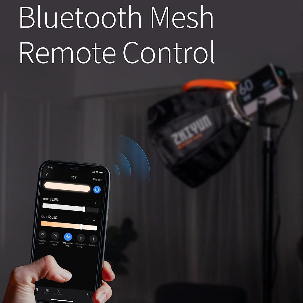 ZHIYUN MOLUS G60 / MOLUS G60 COMBO - Đèn Led Bi-Color Pocket COB Monolight - Hàng Chính Hãng / Bảo Hành 12 Tháng