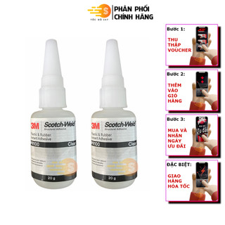  BỘ 2 CHAI KEO DÁN ĐA NĂNG SIÊU DÍNH SCOTCH-WELD 20G 3M PR100