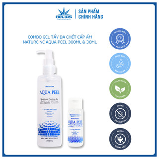 Natureine AQUA PEEL Moisture Peeling Gel - Combo 2 chai tiện lợi - Gel tẩy tế bào da chết, cấp ẩm Nhật Bản - Chính Hãng