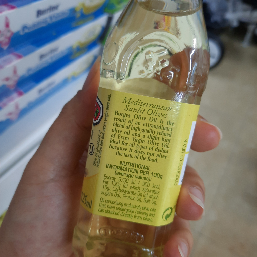 Dầu Olive Borges Nguyên Chất 125ml