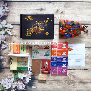 Bộ cờ tỷ phú Việt Nam, trò chơi phát triển tư duy cho bé, làm quen với kinh doanh từ nhỏ