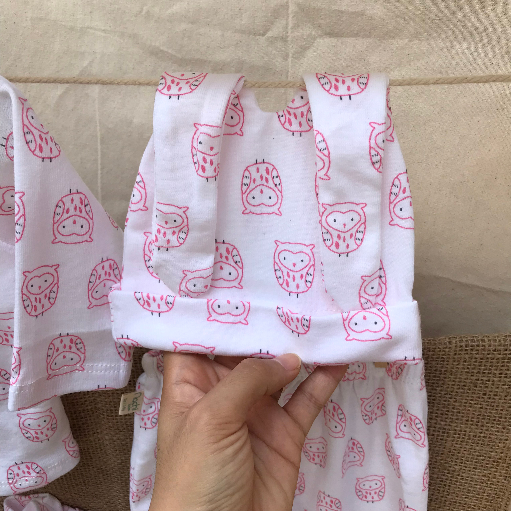 Mũ sơ sinh cotton mềm - mát - thoáng ché thóp bé trai bé gái