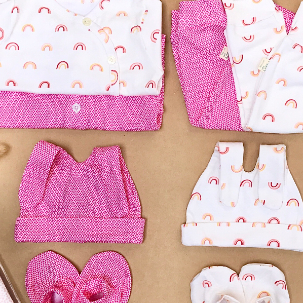 Mũ sơ sinh cotton mềm - mát - thoáng ché thóp bé trai bé gái