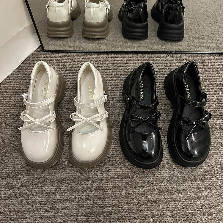 Giày Oxford Nữ 5 Phân Xu Hướng Mới Trẻ Trung Full Hộp Chất Da Mềm