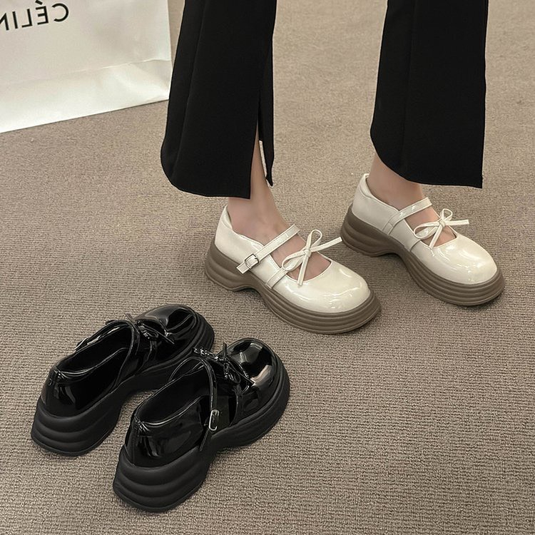 Giày Oxford Nữ 5 Phân Xu Hướng Mới Trẻ Trung Full Hộp Chất Da Mềm
