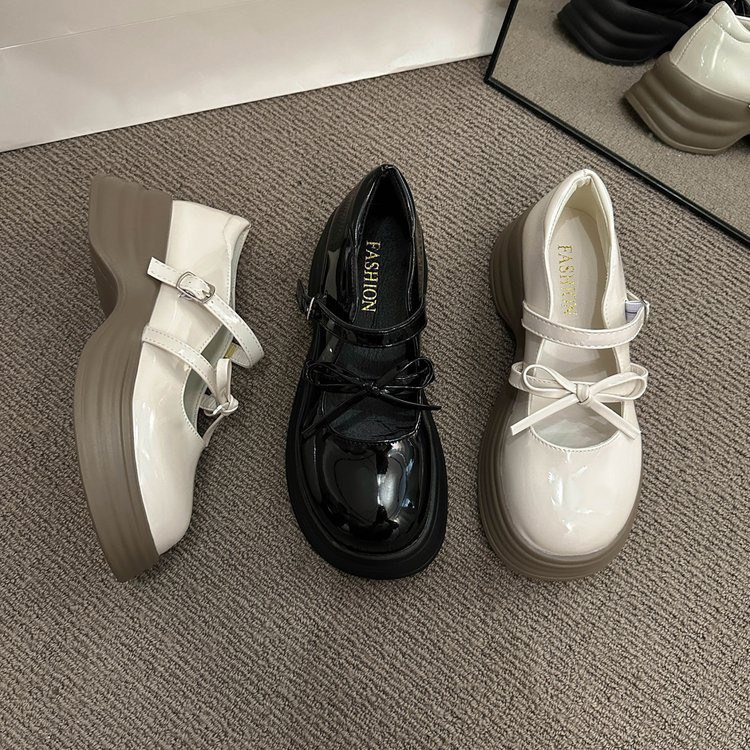 Giày Oxford Nữ 5 Phân Xu Hướng Mới Trẻ Trung Full Hộp Chất Da Mềm