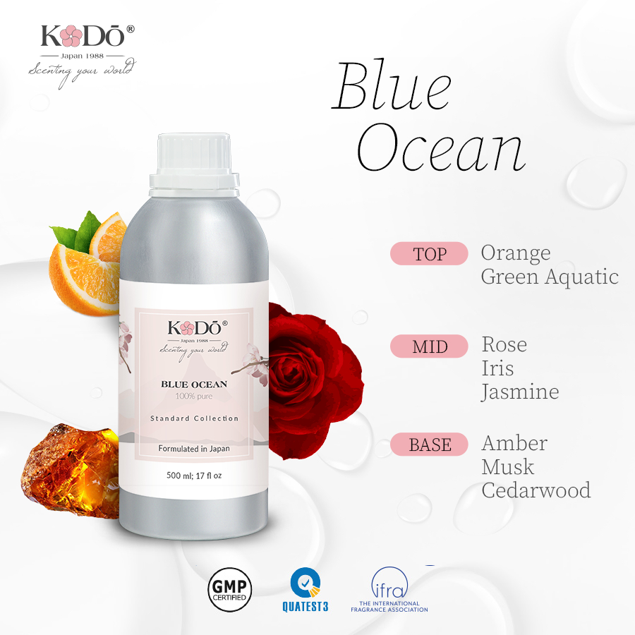 [Chai 500ml] KODO - STANDARD Collection - Tinh Dầu Nước Hoa Thơm Phòng Moon Lavender, Blue Ocean, Mountain Tea