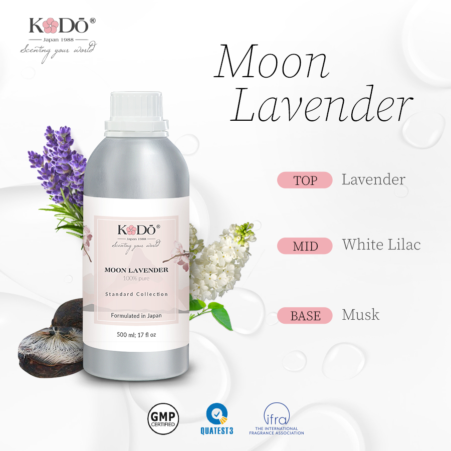 [Chai 500ml] KODO - STANDARD Collection - Tinh Dầu Nước Hoa Thơm Phòng Moon Lavender, Blue Ocean, Mountain Tea