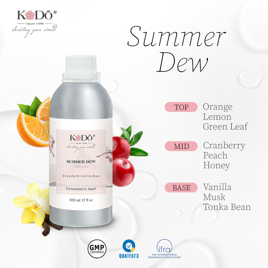 [Chai 500ml] KODO - STANDARD Collection - Tinh Dầu Nước Hoa Thơm Phòng Moon Lavender, Blue Ocean, Mountain Tea