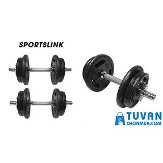 Bộ 1 đòn 35cm + 6kg tạ gang