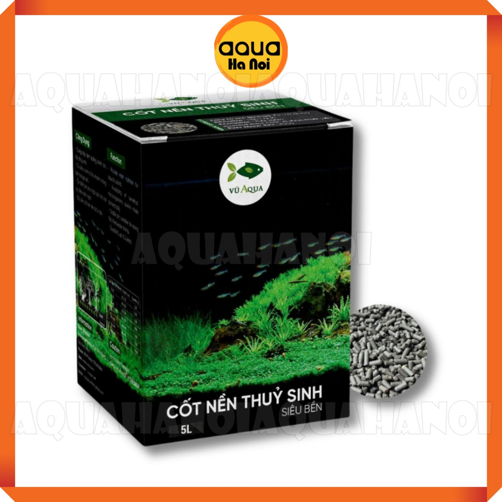 Cốt nền thủy sinh Vũ Aqua - cung cấp dinh dưỡng lâu dài cho cây - Hộp 1L/2L/5L