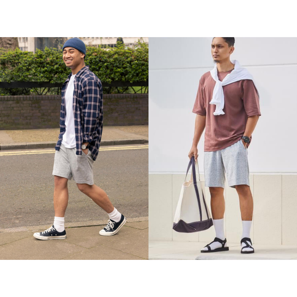 Quần short thun U.N.I, vải Airism thoáng mát, có Bigsize