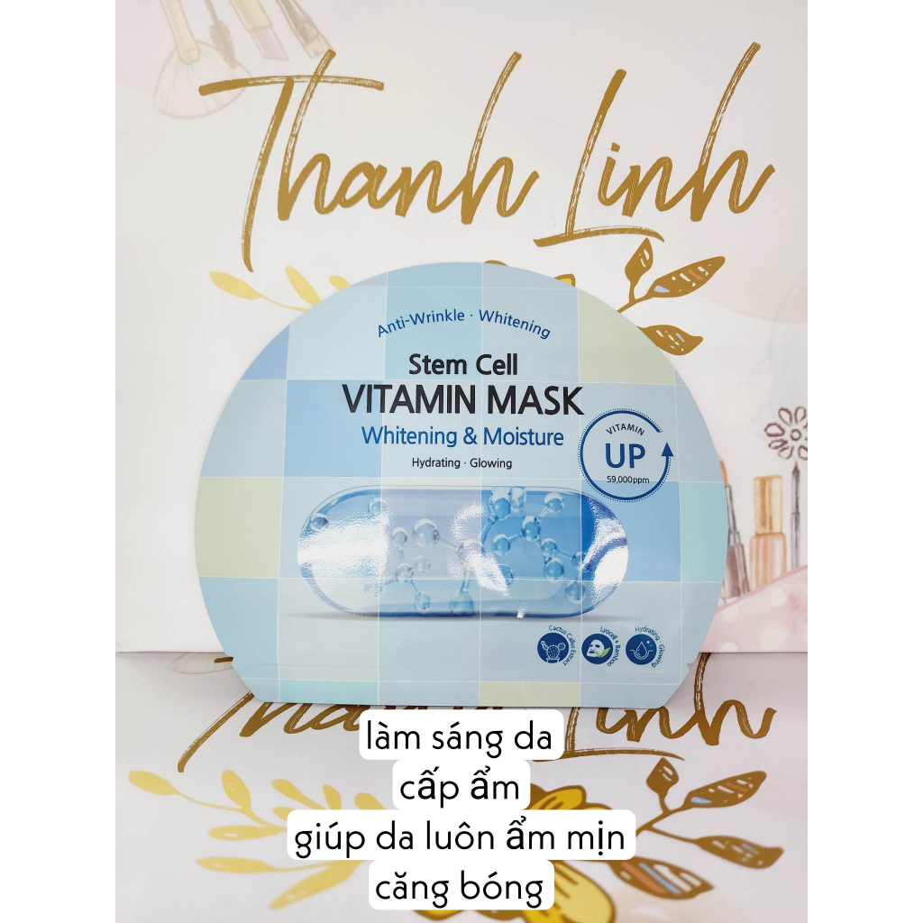 Mặt nạ Bano Bagi dòng làm sáng da, cấp ẩm, mờ thâm nám, làm sáng da 1 miếng