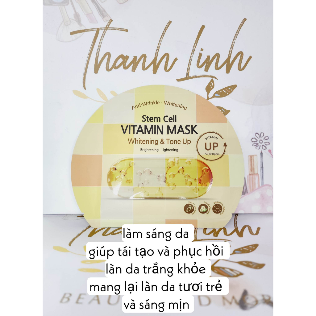 Mặt nạ Bano Bagi dòng làm sáng da, cấp ẩm, mờ thâm nám, làm sáng da 1 miếng