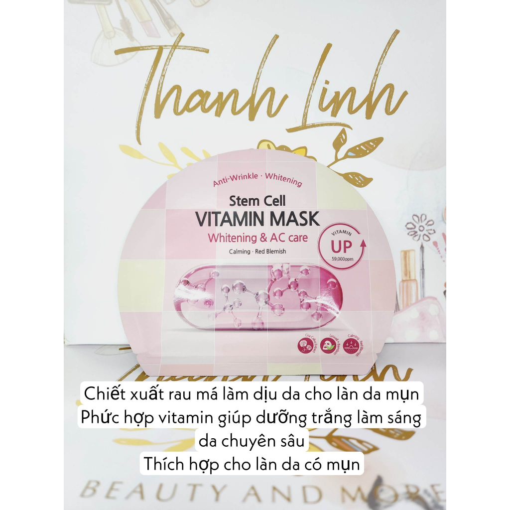 Mặt nạ Bano Bagi dòng làm sáng da, cấp ẩm, mờ thâm nám, làm sáng da 1 miếng